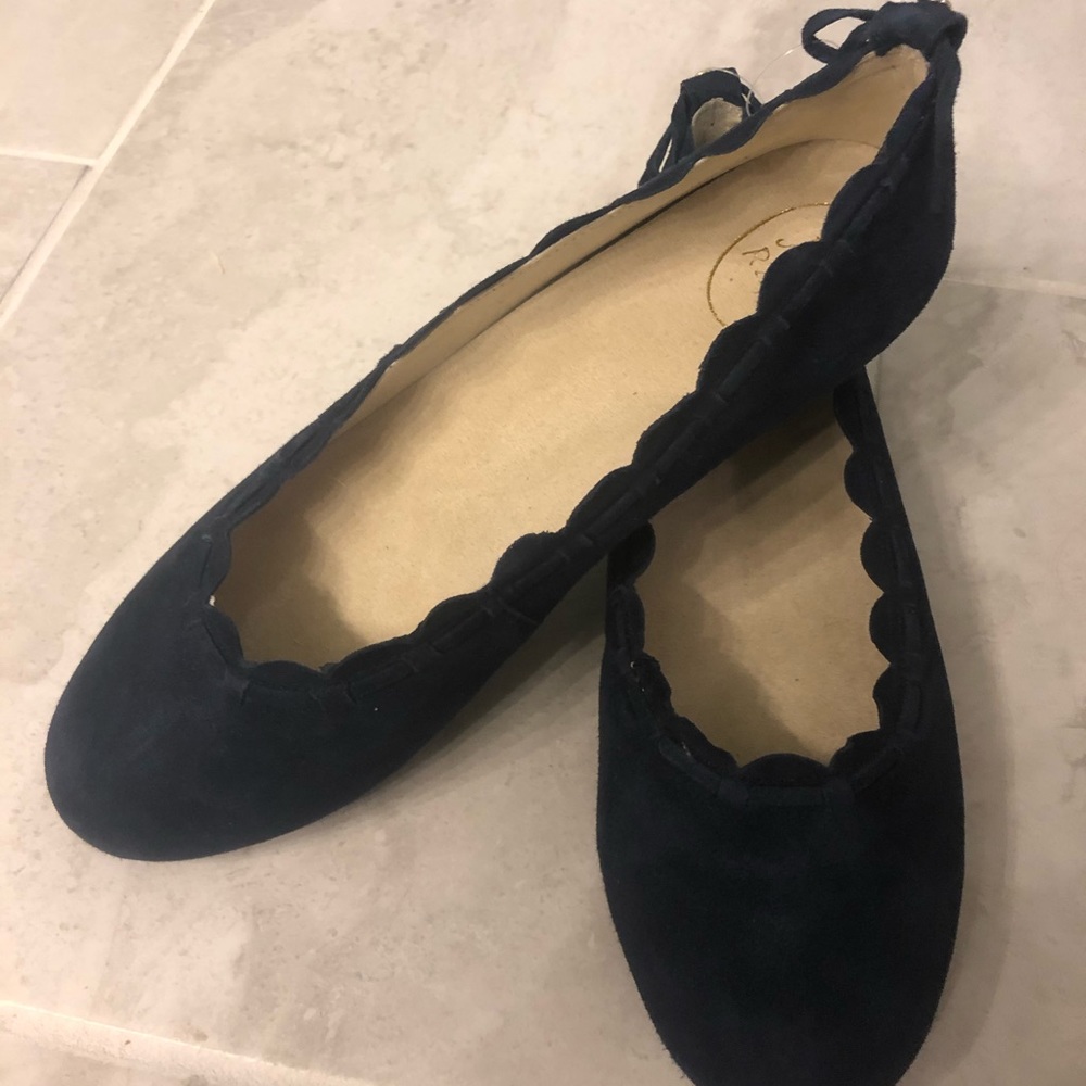 Suede Jack Rogers Lucie Flats